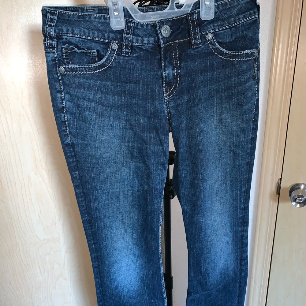 Silver jeans